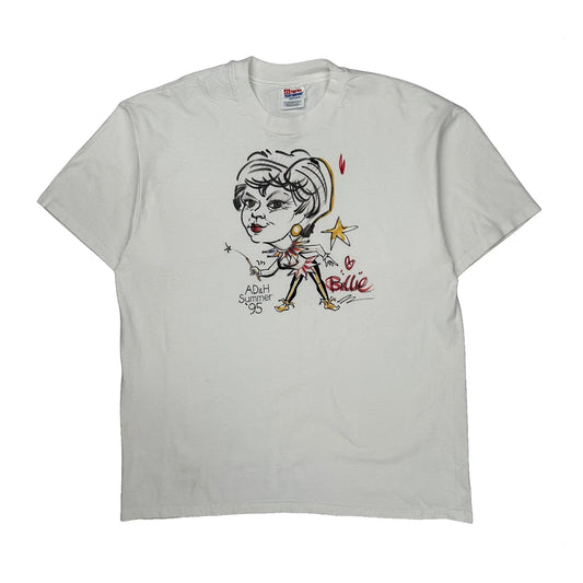 Hanes Single Stitch T-Shirt - XL White Cotton