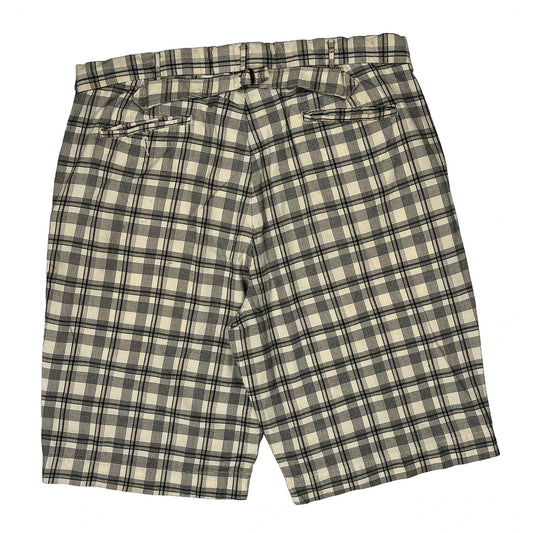 Vintage Polo By Ralph Lauren Checked Shorts - 34W 9L Grey Cotton