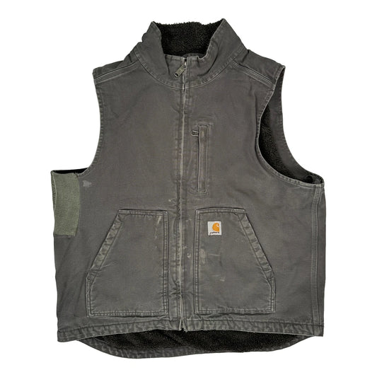 Carhartt Gilet - Large Grey Cotton