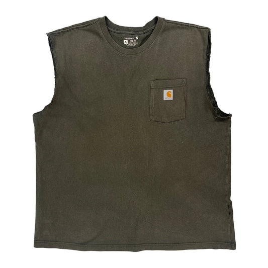 Carhartt Vest - Medium Grey Cotton