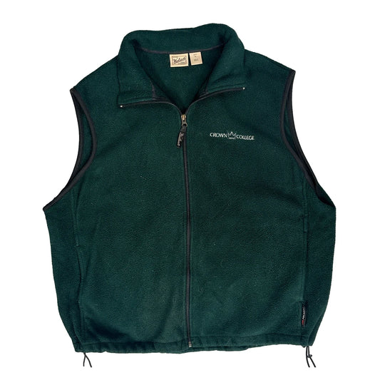 Crown College Woolrich College Gilet - XL Green Polyester