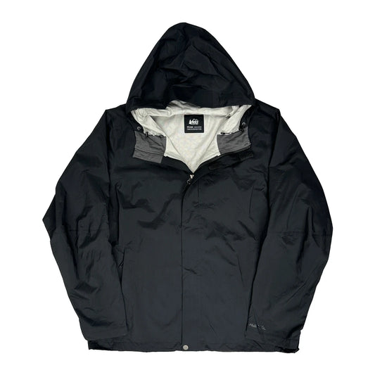 Rei Waterproof Jacket - 2XL Black Nylon
