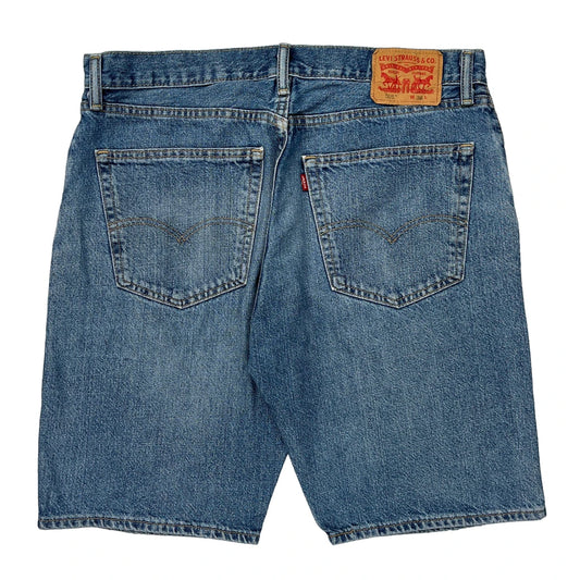 Levis Denim Shorts - 36W 10L Blue Cotton