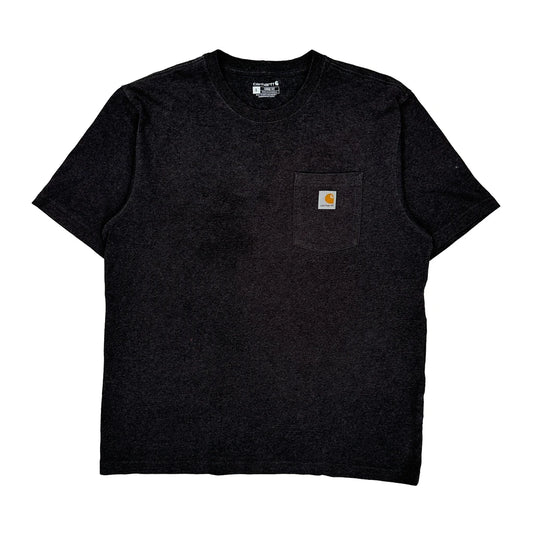 Carhartt T-Shirt - Large Black Cotton