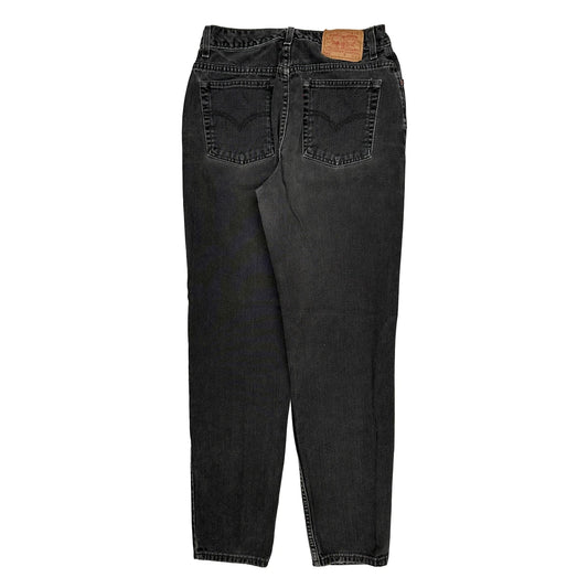 Levis 512 Slim Fit Jeans - 29W UK 10 Black Cotton