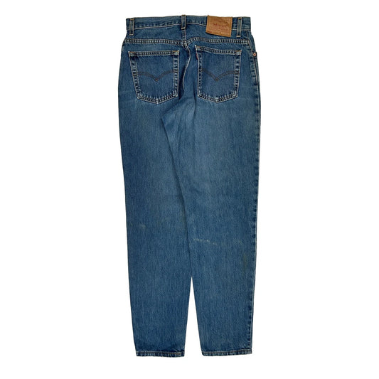 Made In USA Levis 550 Jeans - 32W UK 12 Blue Cotton