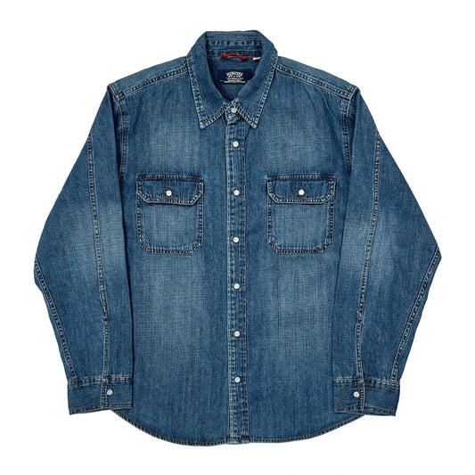 Levis Denim Shirt - Large Blue Denim