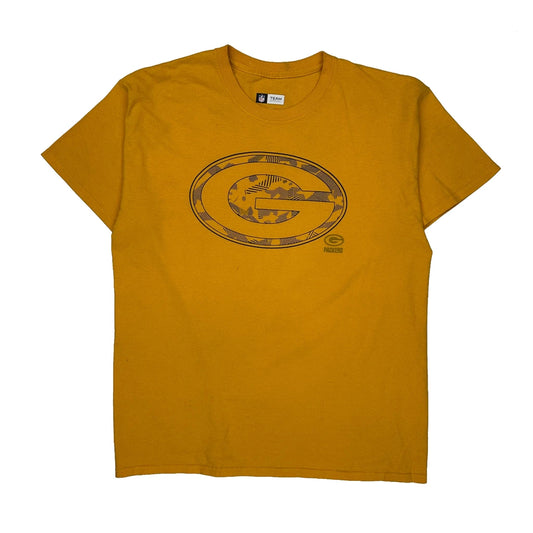 Packers Nfl T-Shirt - Large Yellow Cotton