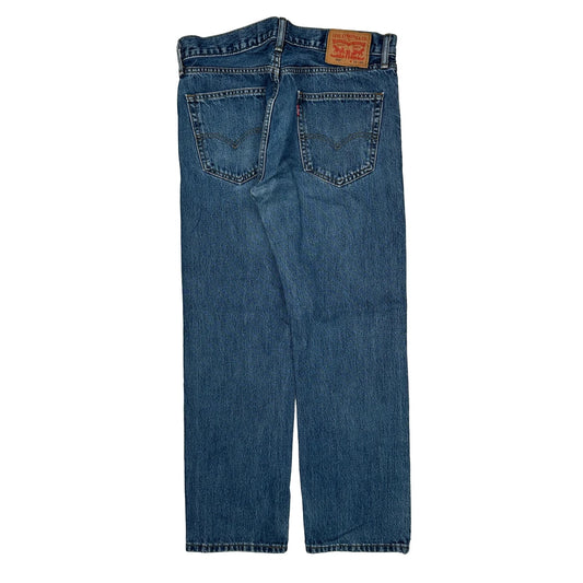 505 Levis Jeans - 33W 30L Blue Cotton