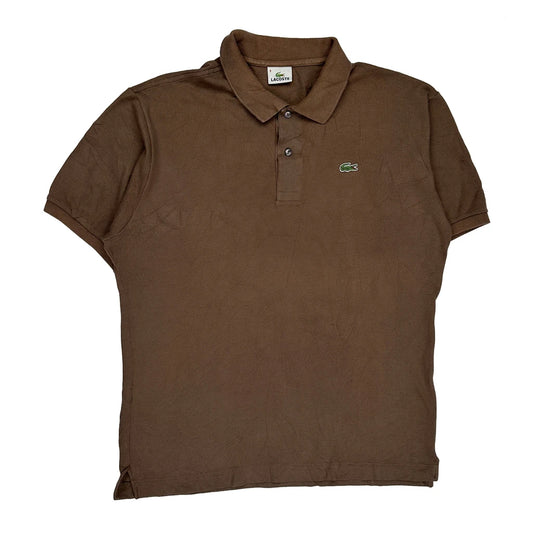 Lacoste Polo Shirt - 3XL Brown Cotton