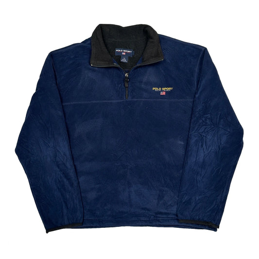Polo Sport Fleece - XL Blue Polyester