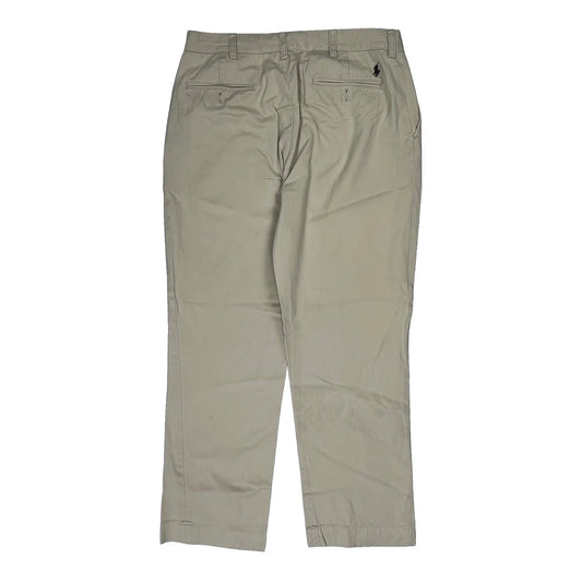 Polo By Ralph Lauren Chinos - 34W 30L Beige Cotton