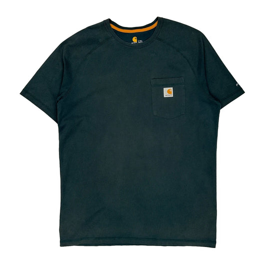 Carhartt T-Shirt - Large Black Cotton