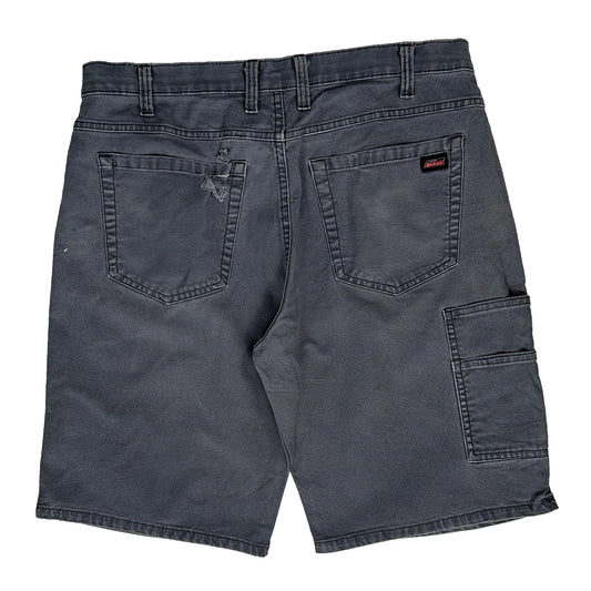 Dickies Carpenter Shorts - 34W 10L Grey Cotton