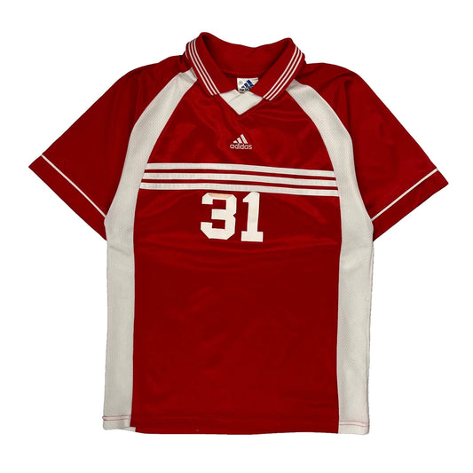 Number 31 Adidas Football Shirt - Small Red Polyester
