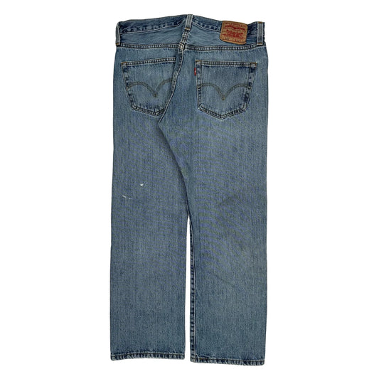 501 Levis Jeans - 34W 29L Blue Denim