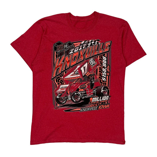 Knoxville 2017 Gildan T-Shirt - Large Red Cotton