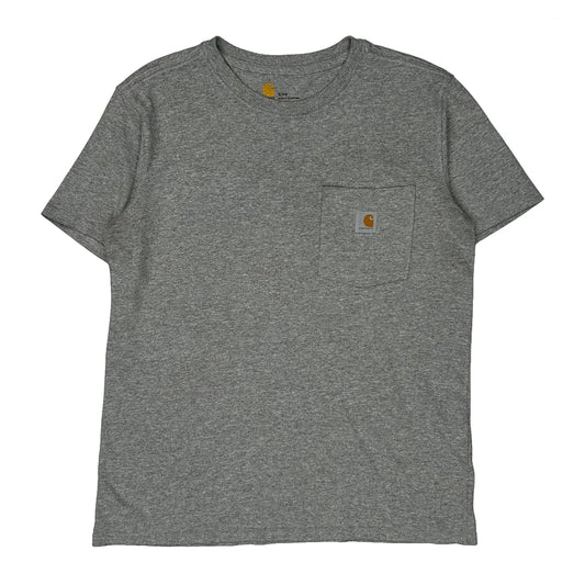 Carhartt T-Shirt - Small Grey Cotton