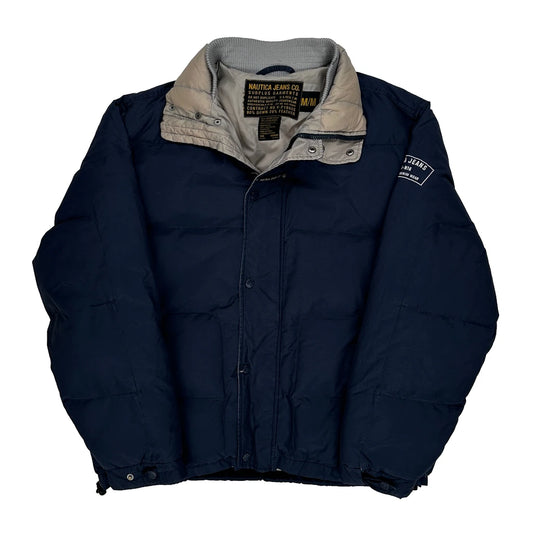 Nautica Puffer - Medium Navy Cotton
