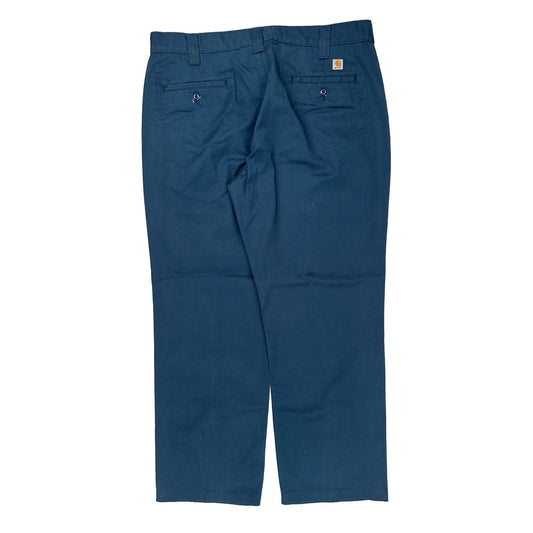 Carhartt Trousers - 38W 30L Blue Polyester Blend