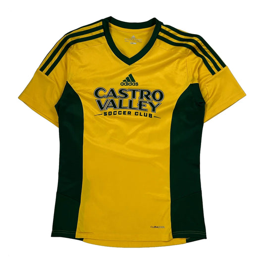 Castro Valley Soccer Club Adidas Football Shirt - Large Green Polyester