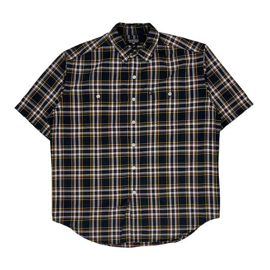Polo By Ralph Lauren Checked Short Sleeve Shirt - Large Multicoloured Cotton