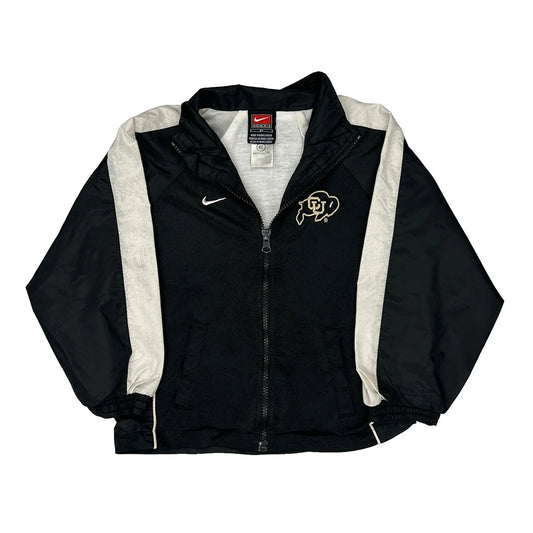 Age 4T Nike Track Jacket - Small Black Polyester