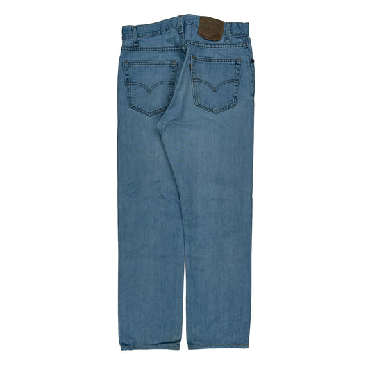 Made In USA Levis 505 Jeans - 32W 30L Light Wash Cotton