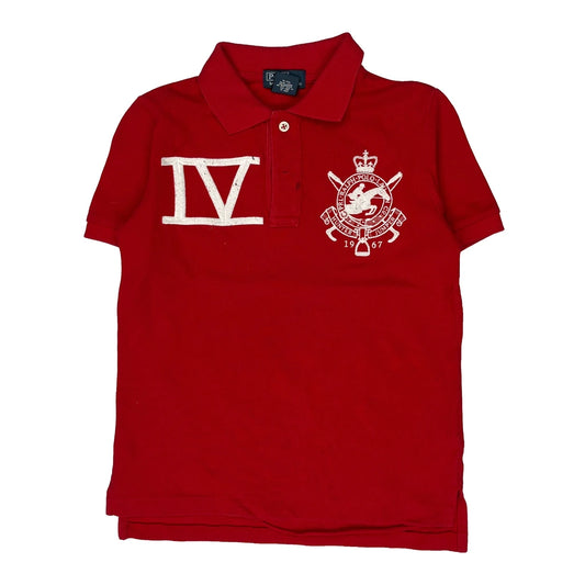 Age 6 Polo By Ralph Lauren Polo Shirt - Small Red Cotton