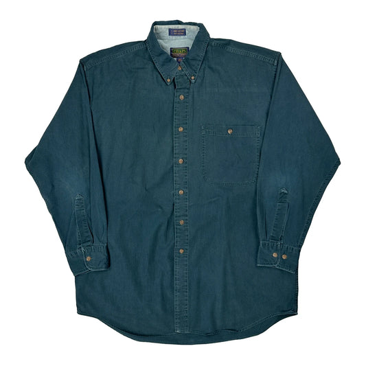 Vintage Chaps Ralph Lauren Shirt - Large Blue Cotton