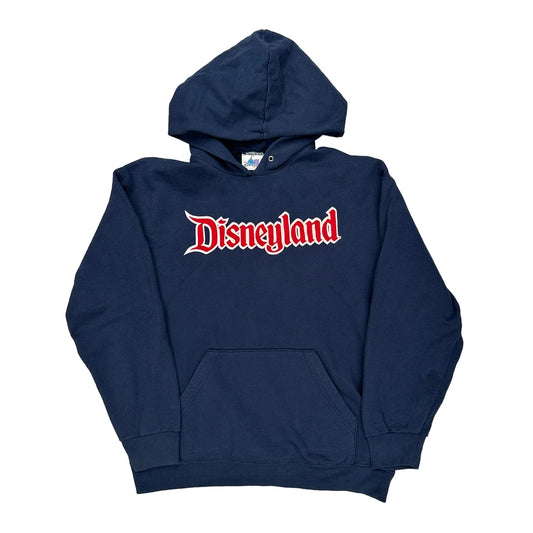 Disneyland Disney Graphic Hoodie - Large Navy Cotton