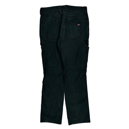 Dickies Carpenter Trousers - 32W 32L Black Cotton