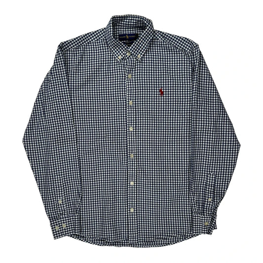 Ralph Lauren Checked Shirt - XL Blue Cotton