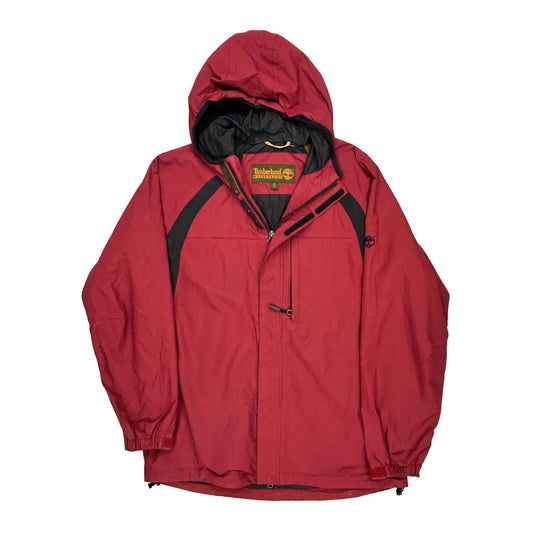 Timberland Waterproof Jacket - Medium Red Polyester