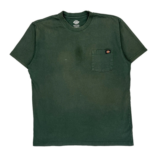 Dickies T-Shirt - XL Green Cotton