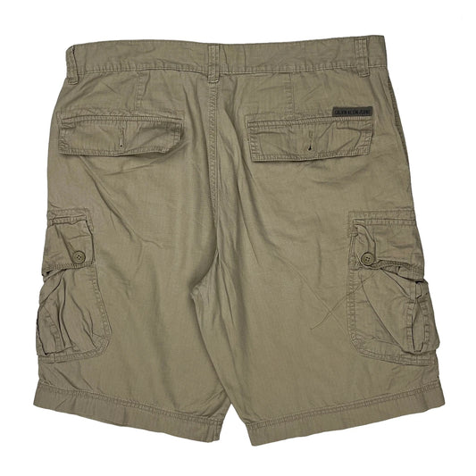 Calvin Klein Jeans Cargo Shorts - 38W 10L Beige Cotton
