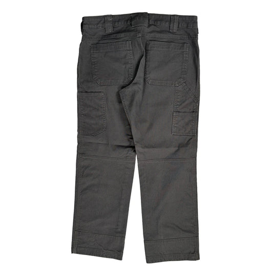 Noble Cargo Trousers - 35W 29L Black Cotton