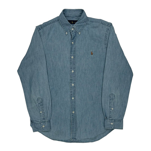 Ralph Lauren Denim Shirt - Medium Blue Cotton