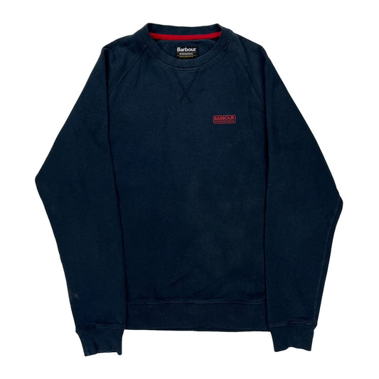 International Barbour Sweatshirt - Medium Navy Cotton