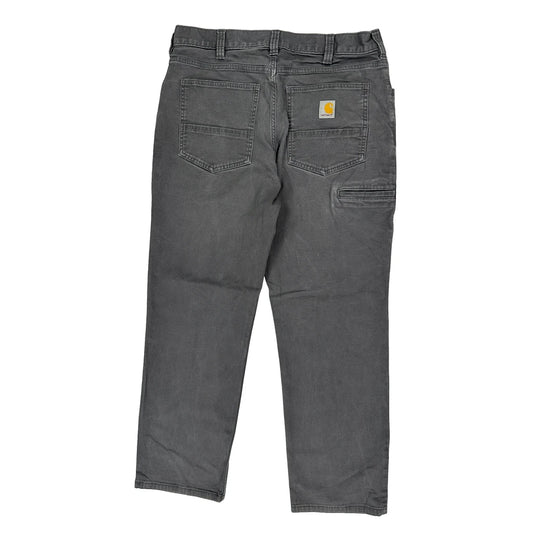 Carhartt Carpenter Trousers - 33W 30L Grey Cotton