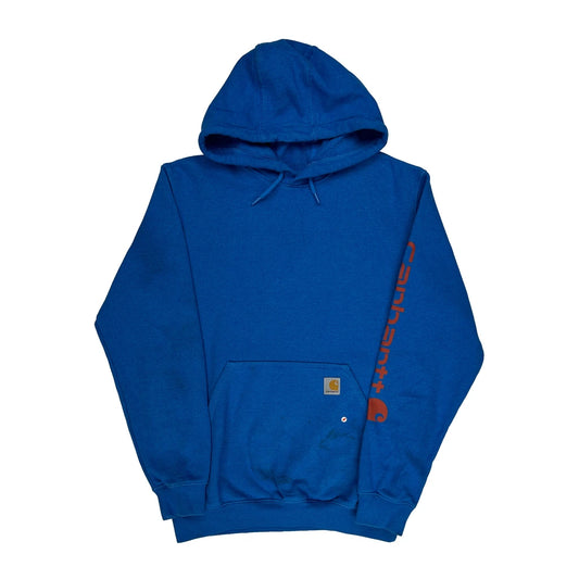 Vintage Carhartt Hoodie - Medium Blue Cotton