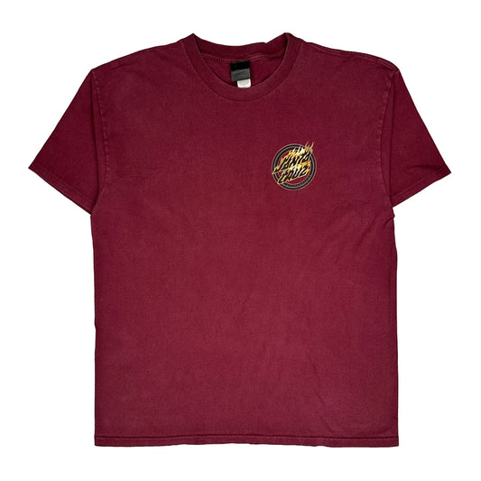 Logan Hill Graphic T-Shirt - XL Burgundy Cotton