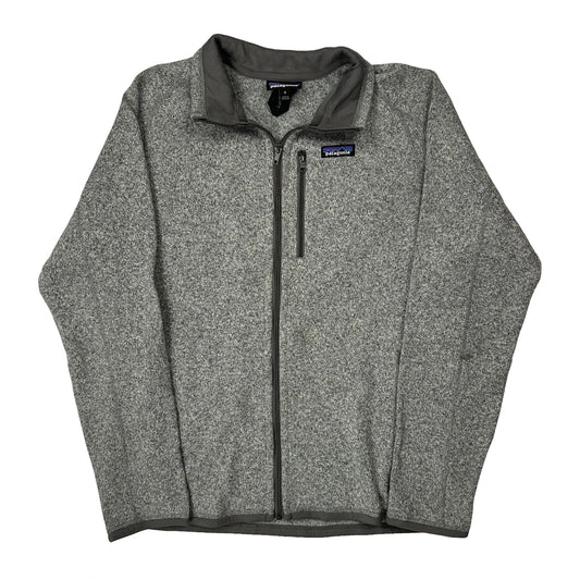Vintage Patagonia Fleece Jacket - Medium Grey Polyester