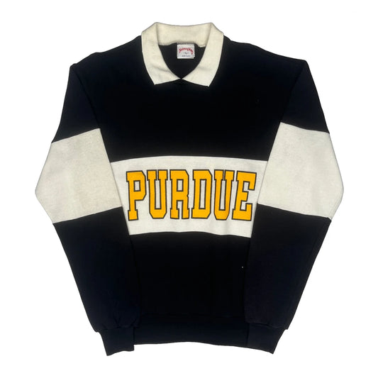 Made In USA Nutmeg College Sweatshirt - Large Black Cotton