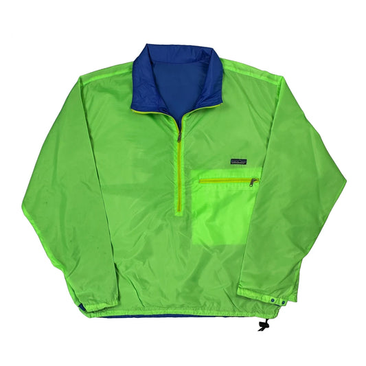 Patagonia Reversible Windbreaker - XL Green Nylon
