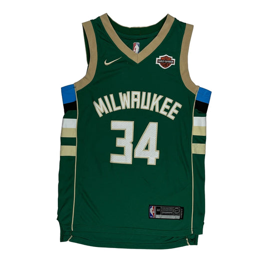 Milwaukee Bucks Nike Nba Jersey - Large Green Polyester