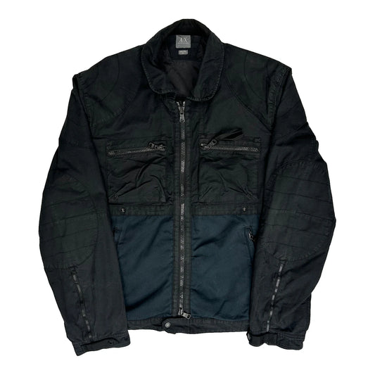 Armani Exchange Bomber Jacket - 2XL Black Cotton