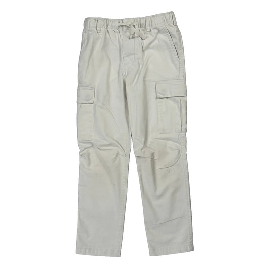Age 6 Polo By Ralph Lauren Cargo Trousers - Small White Cotton