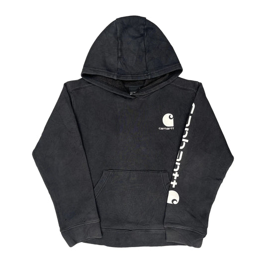 Age 10-12 Carhartt Hoodie - Medium Black Cotton