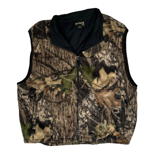 Guide Series Camo Fleece Gilet - XL Green Polyester